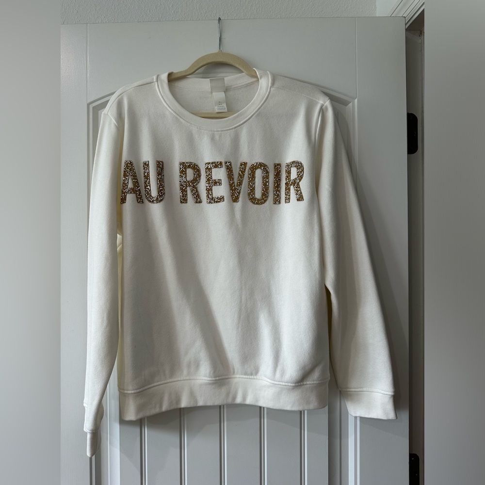 H&M CREWNECK SWEATER IN CREAM